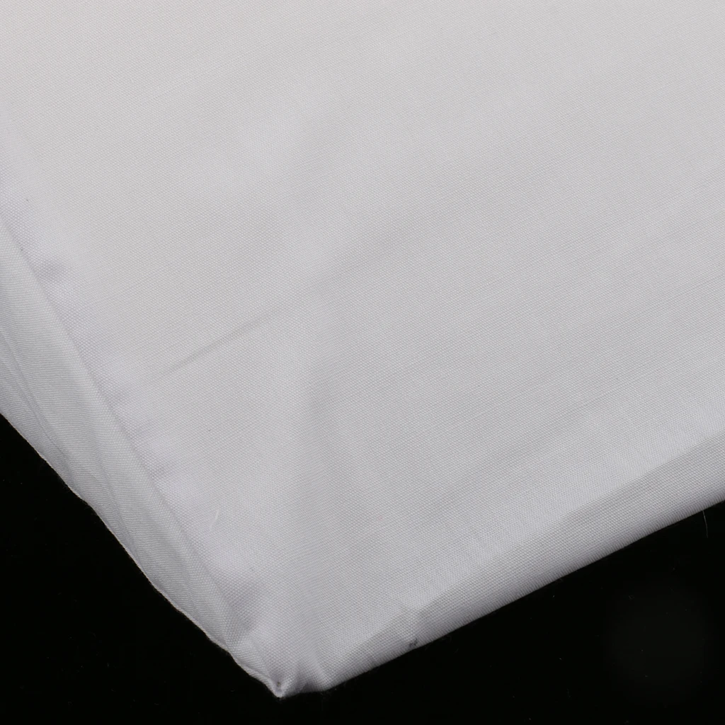 Foam Bed Wedge Acid Reflux Pillow Leg Elevation Cushion Washable Removable Cover - White 20x10x5.5 inches