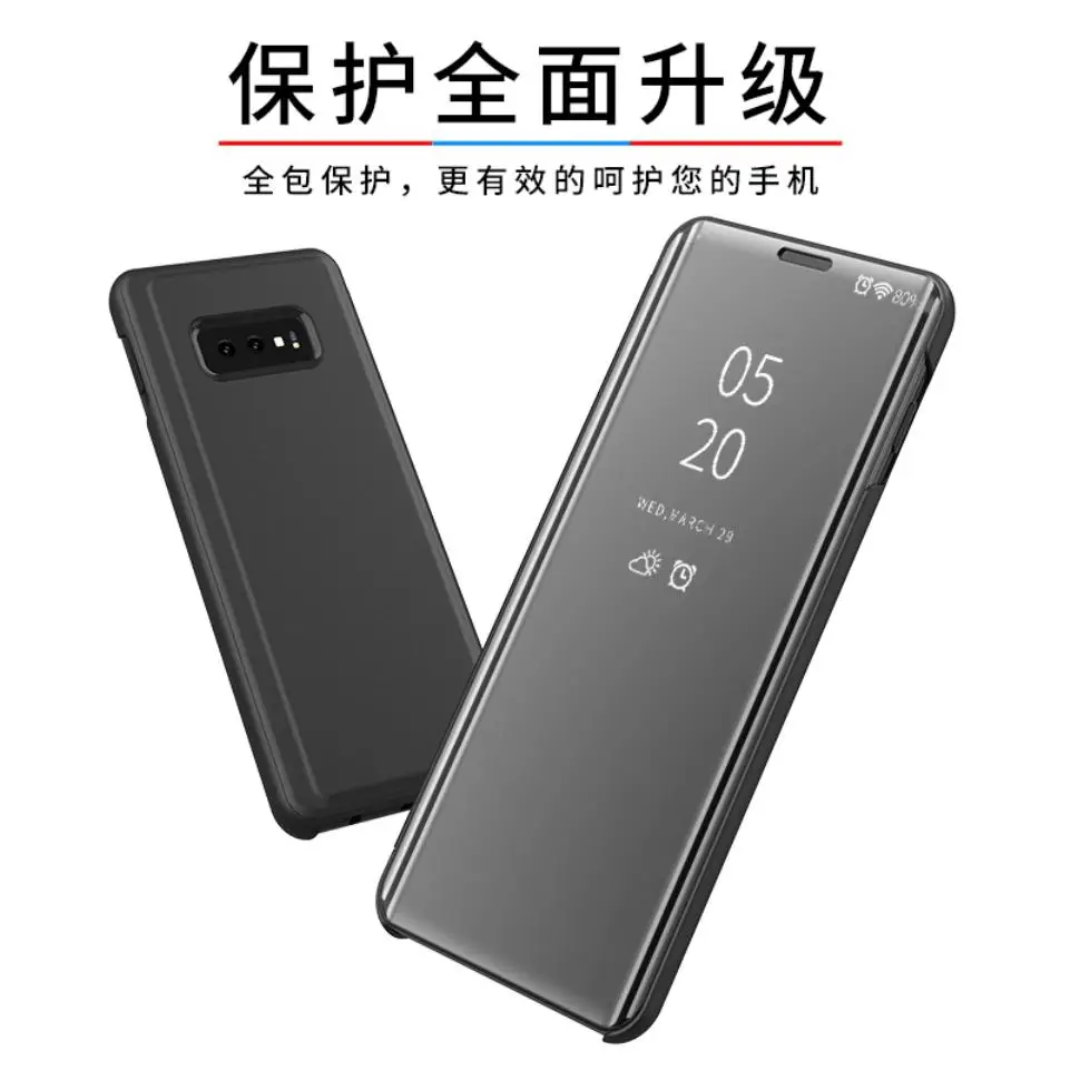 Для Oppo R17 R9 R9s R11 R11S Plus A5 A5s A7 AX5s A71 модный тонкий зеркальный флип чехол с подставкой
