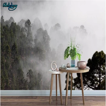 

beibehang Custom Nonwovens Wallpaper Mural HD Cloud Mountain Fog Cover New Chinese Lounge Background Wall