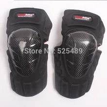 2015 Nueva Marca de Fibra de Carbono de La Motocicleta Moto Motocross off-road Racing Rodilleras Protector de la rodilla Protector de La Rodilla equipo de Protección
