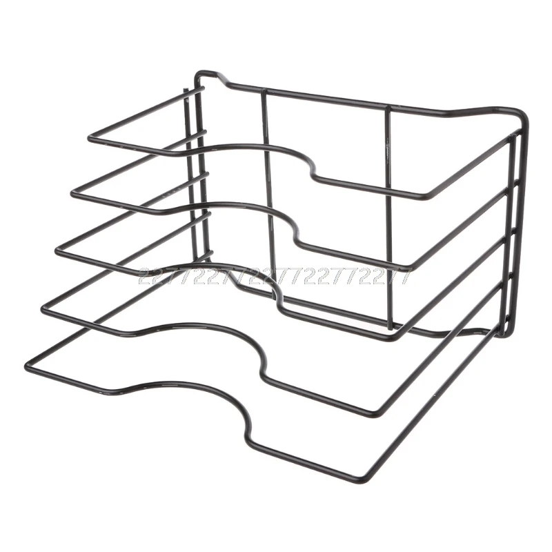 Железное место горшок крышка полка держатель для хранения инструмент для кухни Органайзер товары кастрюля крышка Подставка ложка кухонный аксессуар N01