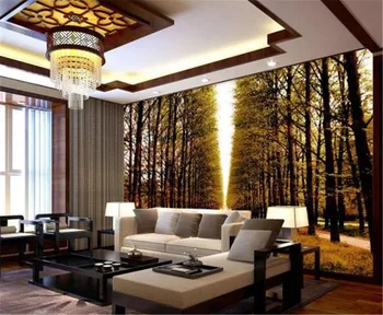

Wallpaper 3D Autumn Woods Landscape Living Room Bedroom Background Wall Decoration Mural Wallpaper