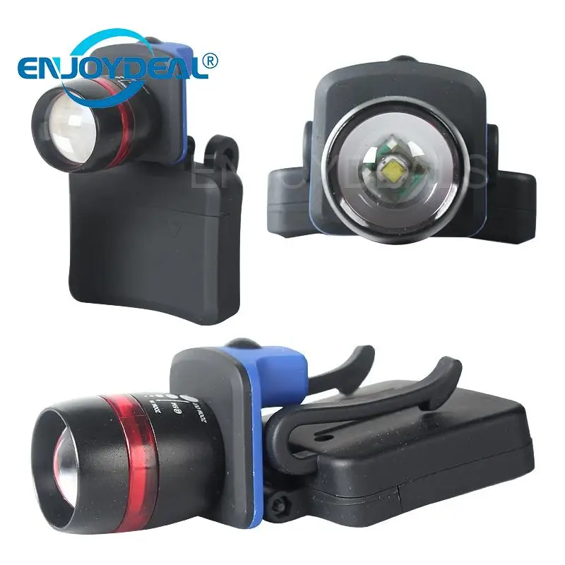 

New Durable 5Types Zoom 3Mode 5W 2000-lumen LED Zoom Focusable HEADLAMP FLASHLIGHT Clip-On Head Adjustable Inclination