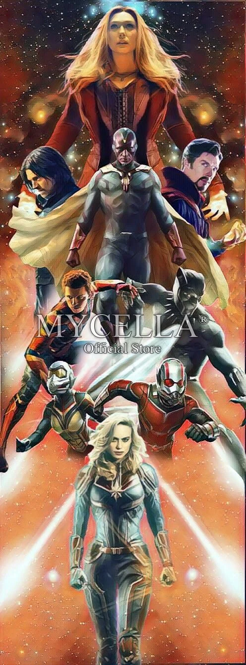 

Avengers Endgame Needlework Diamond Embroidery 5D DIY Full Diamond Painting Cross Stitch Square Rhinestone Handmade Room Crafts