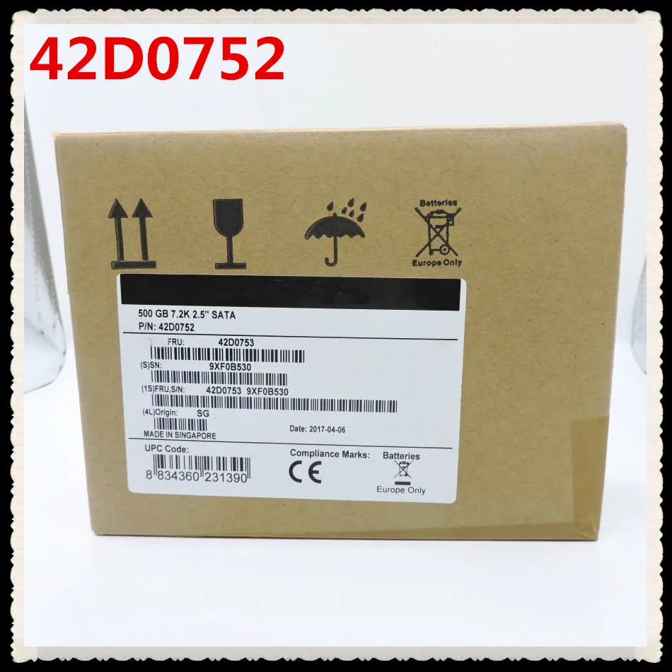 100% новый в коробке 3 года гарантии 42D0752 42D0753 42D0756 500G SATA ST9500530NS нужно больше углов