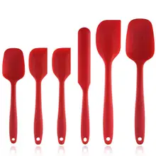 6PCS Scraper Set Kitchen Tool Spatula Tool Heat-resistant Cake Scraper Cooking Set Kitchen Accessories For Baking Cooking Home