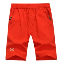 Лето M~ 4XL пляжные шорты быстросохнущая брендовая одежда Прямые мужские шорты Карго хлопковые мужские повседневные шорты с карманами