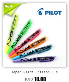 Япония Pilot FriXion 3/6/16 шт. LFBK-23EF стираемая Пресс многоцветный сенсорный гелевая ручка школьные канцелярские принадлежности 0,5 мм