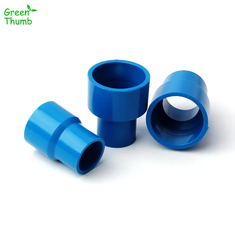 

50pcs Inner Dia 25-20 mm/32-20 mm/32-25 mm Water Pipe Adapters High Quality PVC Fittings Straight Connector Garden Irrigation