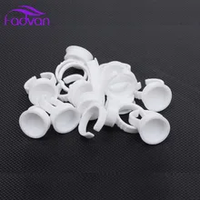 Fadvan 100 шт./пакет Одноразовые Клей для ресниц поддон держатель набор одноразовый контейнер для клея держатель кольцо поддона для наращивания ресниц Инструменты