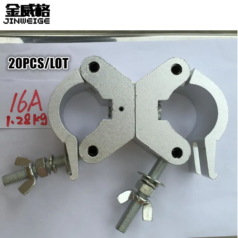 Free Shipping 20pcs/lot 300kg 38 54mm Aluminum Alloy Clamps Hanger