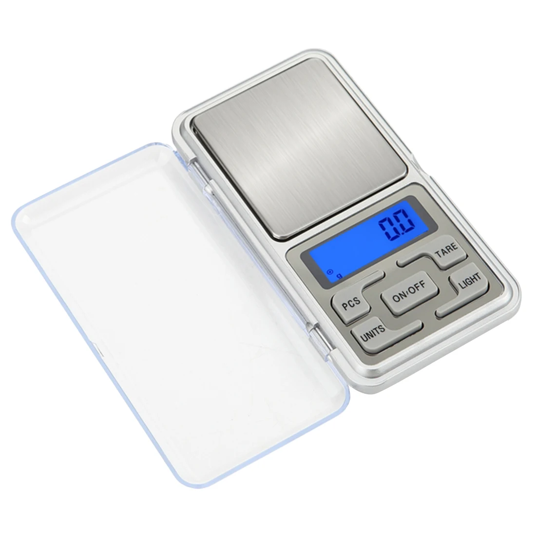 

1pc Mini Digital Weight Pocket Scales 0.1/0.01g LCD Display with Backlight 100-500g Electric Pocket Jewerlry Gram Weight Balance