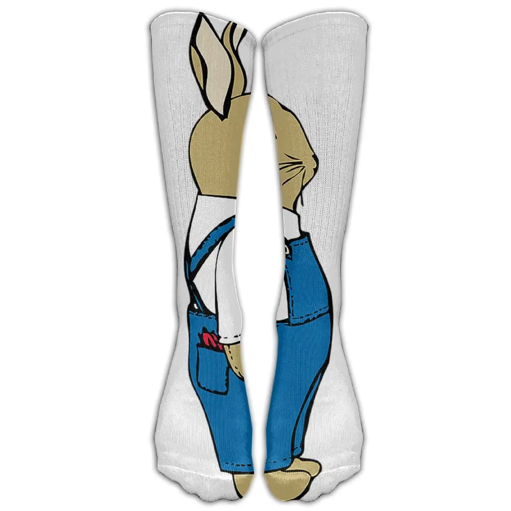 SAMCUSTOM модные Гольфы Женские Хлопковые гольфы для девушек теплые пасхальные кролики 3D печать длинные чулки