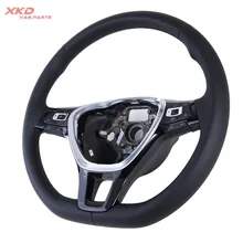 Leather Multifunction Steering Wheel For V-W J-etta MK6 15-16 Golf MK6B Passat B8 5GG419091B