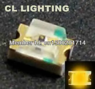 Желтый чипсет LED 0805 поверхностного монтажа светодиодный 585-595nm 2.0-2.5 В(CE& Рош