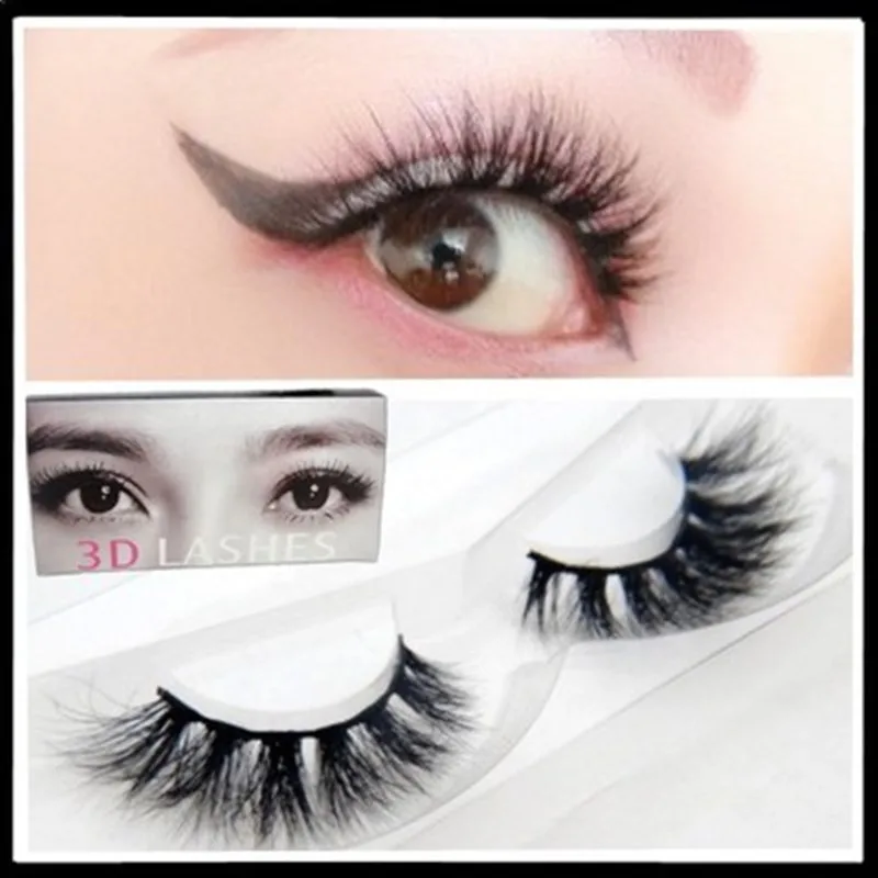 

Free shipping 1pair Sexy smoky makeup false eyelashes 3D Stereo multilayer messy fake eyelashes mink Winged Cross curl eyelashes