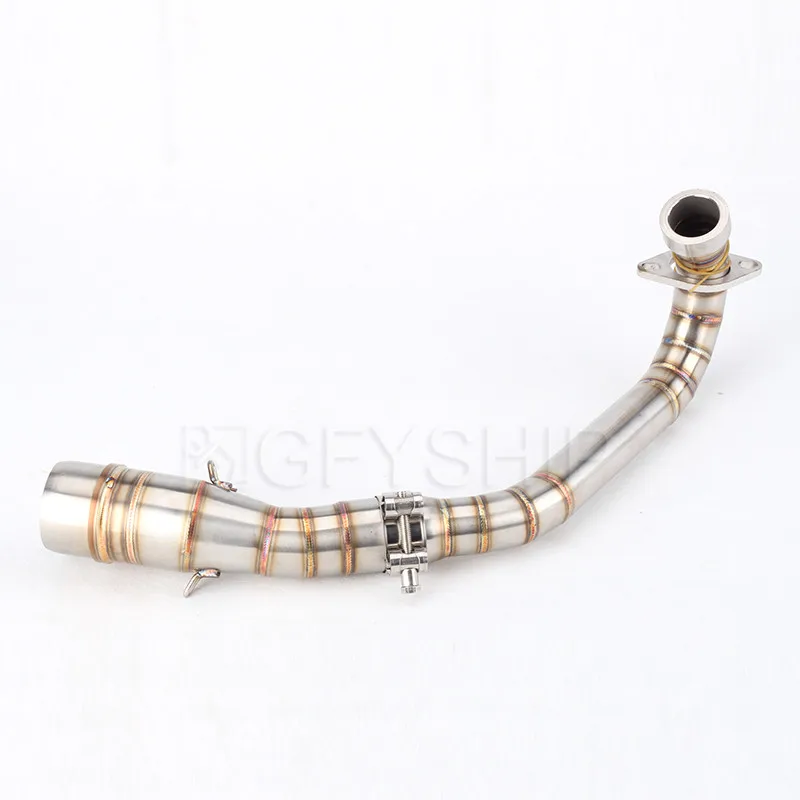 Para Yamaha XMAX 300 XMAX 250 125 17 2018X2019 MAX 300 250 125 Escape de deslizamiento en la motocicleta Akrapovic de gases de escape y enlace de sistema