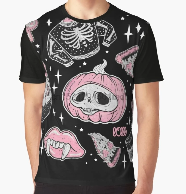 

All Over Print T-Shirt Men Funy tshirt _ SPOOKS or CREEPS _ Short Sleeve O-Neck Graphic Tops Tee women t shirt