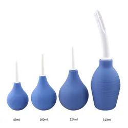 Анальный Очищающая клизма контейнер для очистки очиститель для вагины душ Клизма лампы Для женщин Для мужчин медицинская резина здоровья