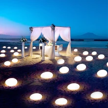 Thrisdar Каменная форма открытый сад пейзаж газон лампа 16 цветов открытый свадьба бассейн вечерние украшения для отеля лампы