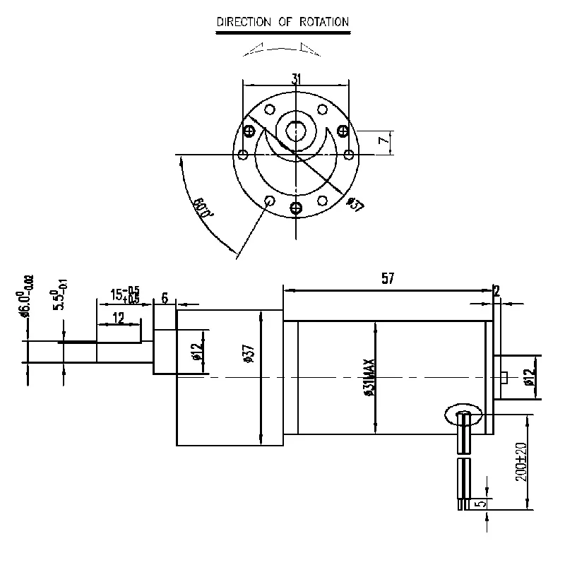 DC 12V 24V с высоким крутящим моментом, Металлические Трубчатые Шестерни коробка уменьшения Шестерни мотор 35kg. См Шестерни мотор эксцентриковый Шестерни ed мотор