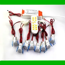 8 шт. высокое качество затемнения 3 Вт мини COB светодиодный светильник Светодиодный точечный светильник светодиодный потолочный светильник+ Драйвер+ диммер