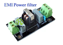 Power filter plates EMI filter 1PCS EMI 4A Power Filter Board Socket For Pre Amp Amplifier