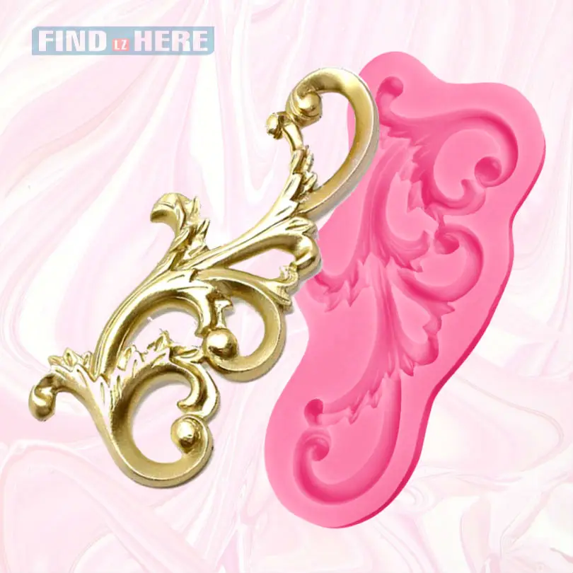 

Fondant Cake Mold Vine Leaves Relief Shape Silicone Gum Paste Candy Making Moulds Cake Chocolate Sugar Craft Decoration