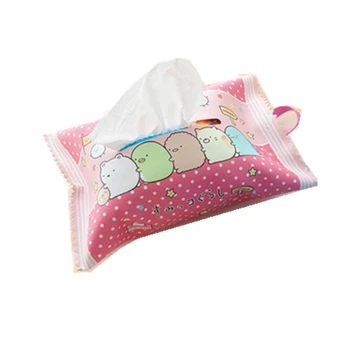 

IVYYE Sumikko gurashi Anime Plush Tissue Boxes Home Paper Cover Decoration Napkin Holder Car Pouch Box Unisex Girls New
