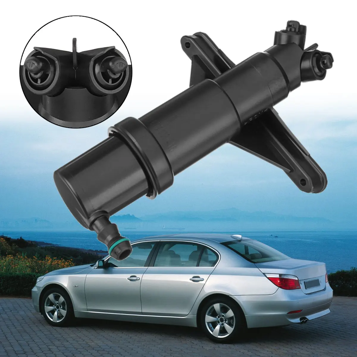 61677038416 Headlight Headlamp Washer Nozzle Pump Cylinder Windscreen Wipers for BMW 5 series E60 525i 528i 530i 61677038416 Headlight Headlamp Washer Nozzle Pump Cylinder Windscreen Wipers for BMW 5 series E60 525i 528i 530i