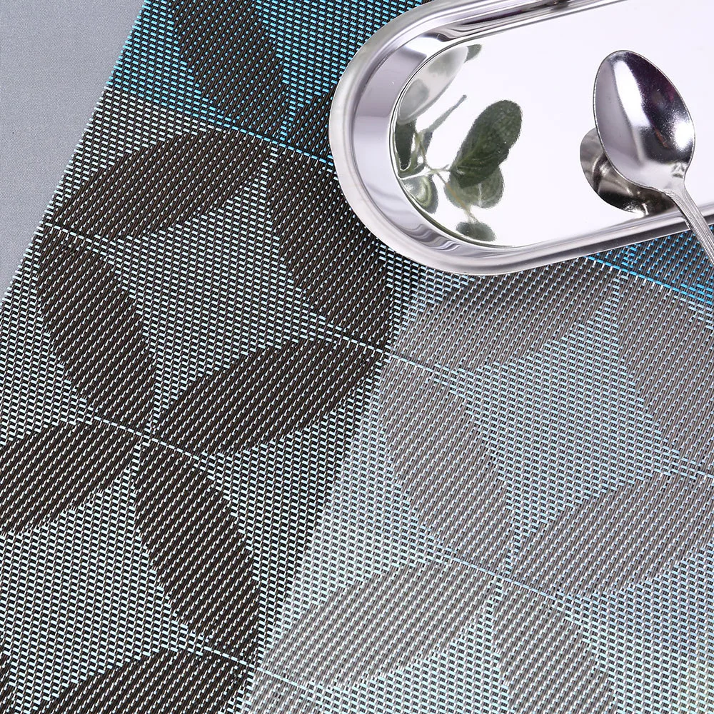 Модный шаблон Placemat совместимый Crossweave изоляция моющийся коврик для стола домашняя кухня отель Бизнес Офис декоративный коврик