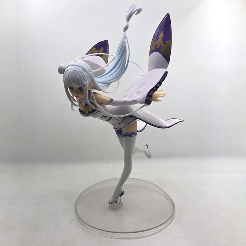 Экшн фигурка Re: Life In A Different World от Zero Emilia 1/7 масштабе окрашенная из ПВХ игрушка