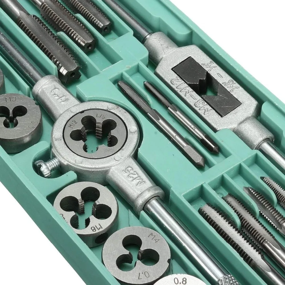 Metric Hand Tap and Die Set 02