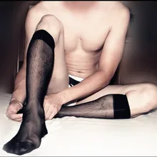 SORRYNAM, черный мужской костюм, сексуальные шелковые носки, прозрачные мужские официальные носки, лучшее качество, прозрачные мужские носки