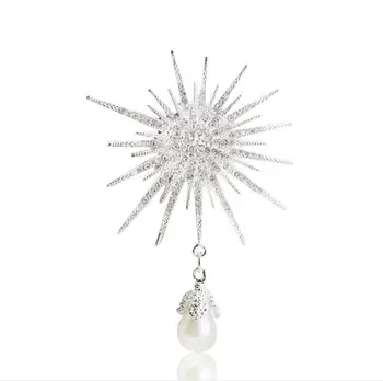 

5pcs Silver Plated Metal+Pearls+Crystals Sunshine Sunflower Beads Buttons For Scrapbooking Craft Hair Clip Headband Decoration