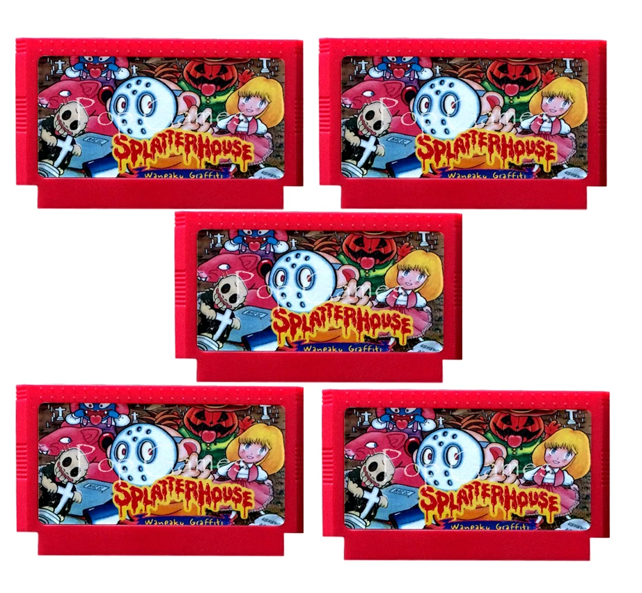 Игровой картридж Splatter House игровой Картридж с 60 контактами для 8-битной консоли