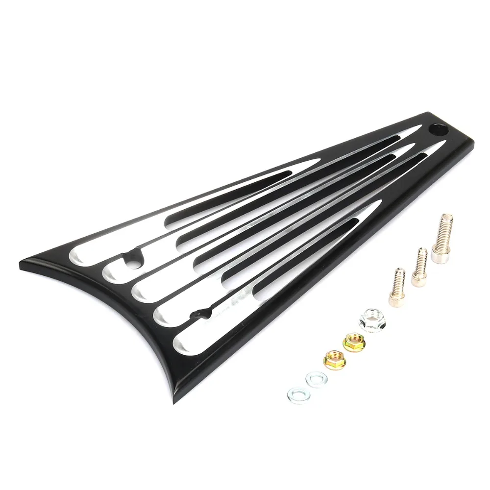 

Motorcycle CNC Black Billet Deep Cut Frame Grill cover For Harley Touring Street Glide Electra Road King 09-13 motorcycle