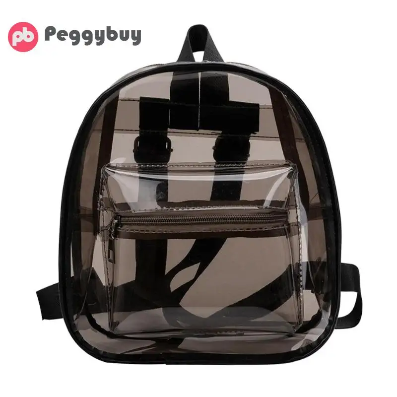 Прозрачный женский рюкзак, сумка через плечо для школы, Мини рюкзаки, школьные сумки для девочек-подростков, модная сумка для книг, mochila