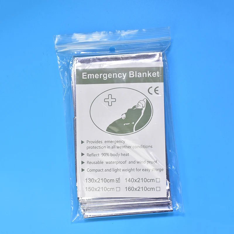 

FGHGF Cold-proof Military First Aid Emergency Blanket Survival Rescue Curtain Portable Outdoor Life-saving Tent