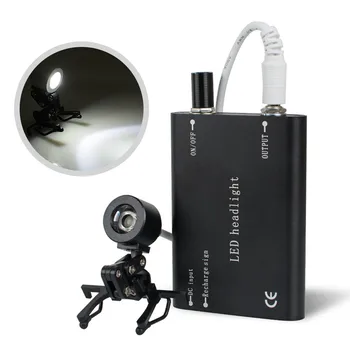 

Portable LED Head Light Lamp for Dental Surgical Medical Binocular Loupes