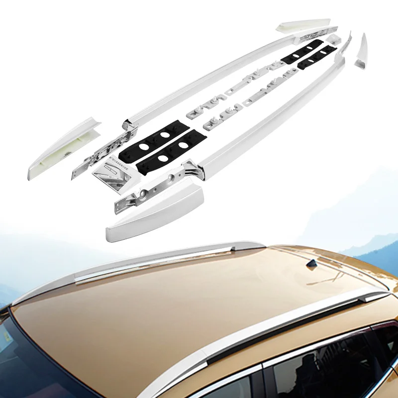 Aluminum Roof Rack Rails for Nissan Qashqai 2014 2018 Bar Luggage BaggageRoof Racks & Boxes