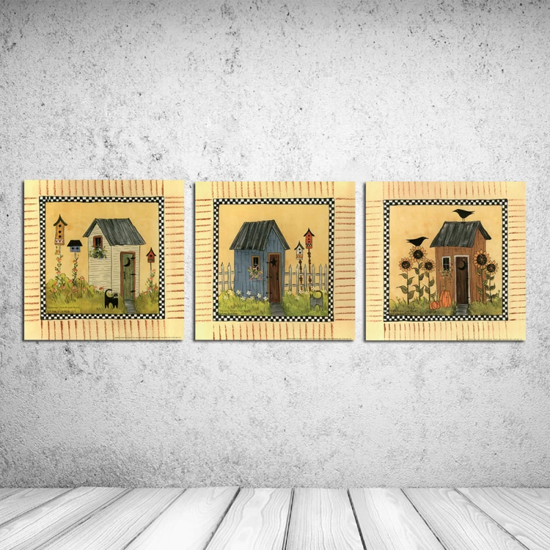 Compra jardín cabañas online al por mayor de china ... Jardin cabaña decoración