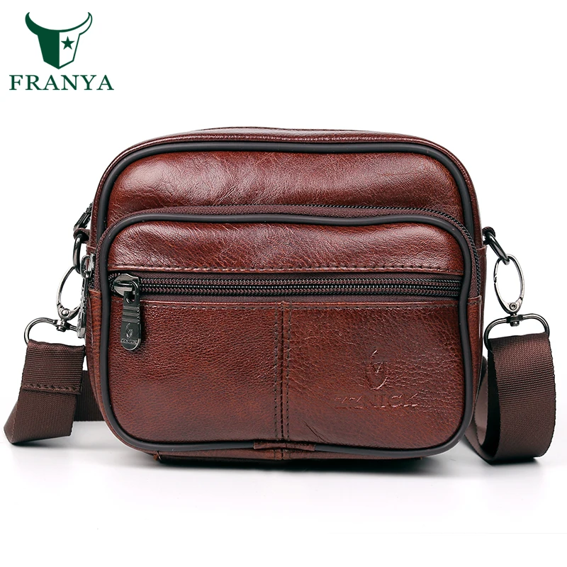 Elunico пояса из натуральной кожи Сумки Винтаж Для Мужчин's Crossbody сумка курьерские