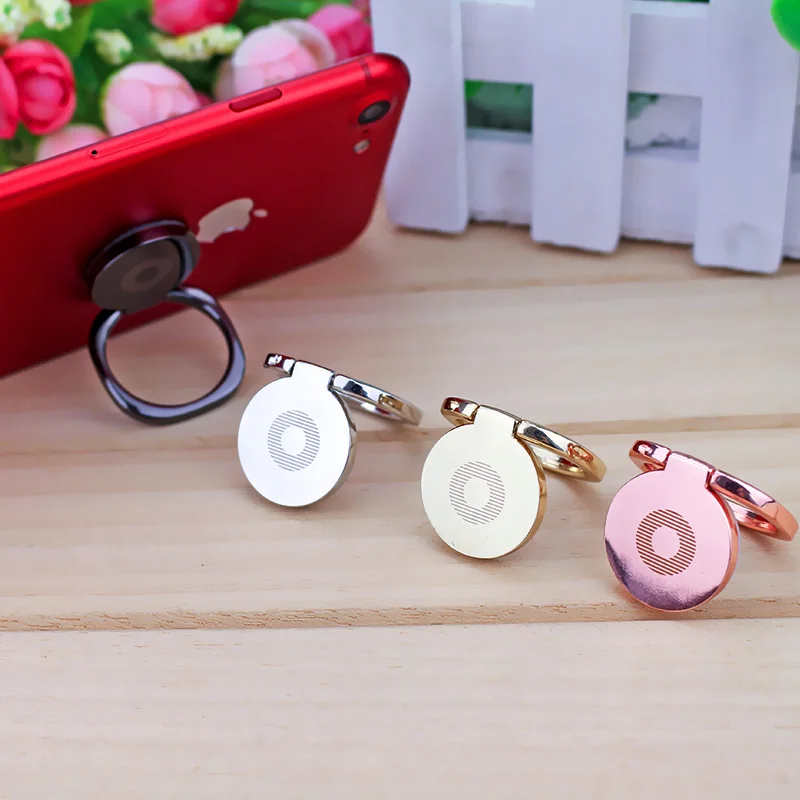 Redtree Universal Phone finger ring holder 360 Degree stand for iPhone X 7 6 plus Samsung Xiaomi Smartphone Tablet plain bague Redtree Universal Phone finger ring holder 360 Degree stand for iPhone X 7 6 plus Samsung Xiaomi Smartphone Tablet plain bague