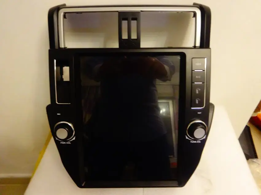 Excellent 12.1" Tesla Android  Fit TOYOTA PRADO / LC150/ PRADO 150 2010 2011 2012 2013 Car DVD Player Navigation GPS Radio 1