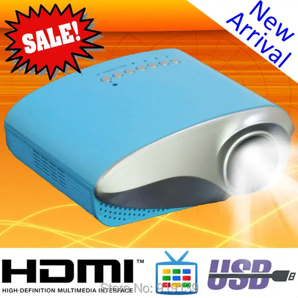 Digital Small Size Portable LED Projector 802 Cheap Price HDMI TV Tuner Video Proyector Home Used