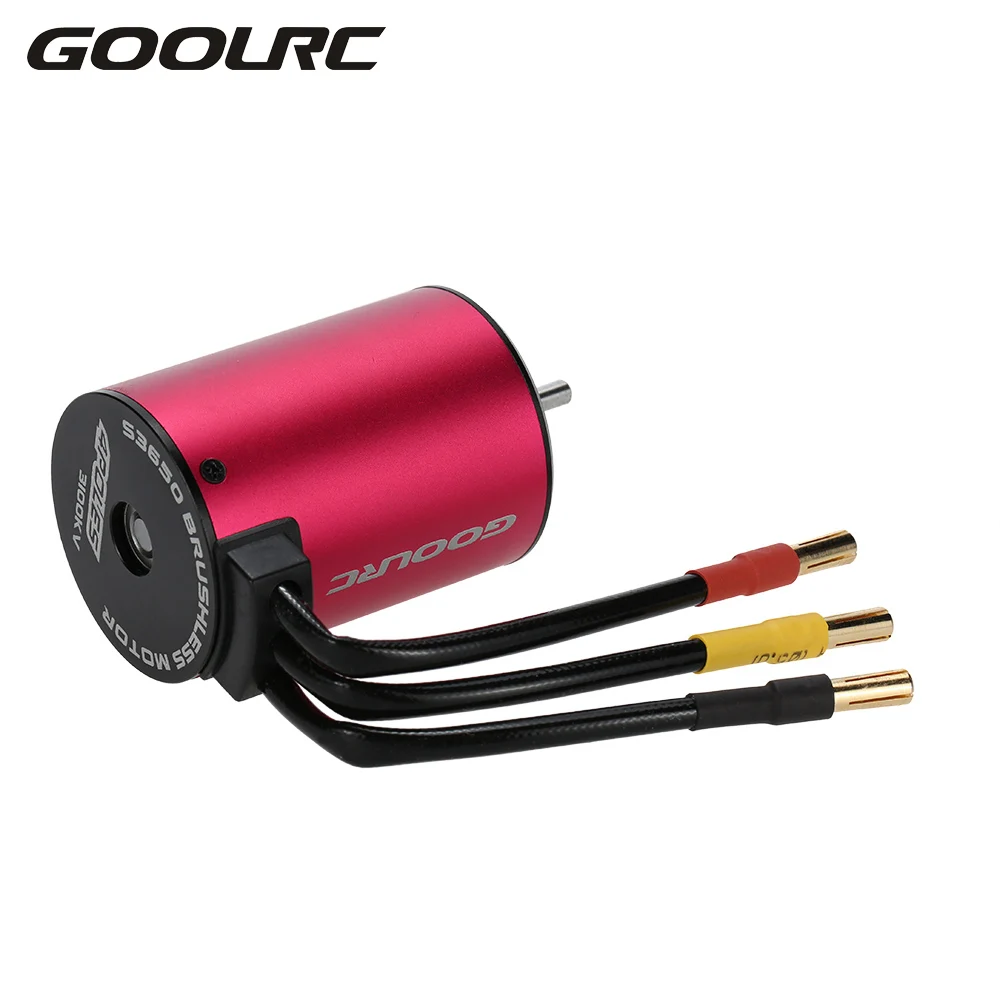 

GOOLRC Original High Quality Aluminum Alloy S3650 3100KV 4 Poles Sensorless Brushless Motor for 1/10 RC Car Truck Parts