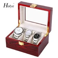 Для мужчин смотреть ящик случае 6 слотов наручные часы Дисплей ящик для хранения организатор часы Дисплей квадрат алюминия Лидер продаж по всему миру 6