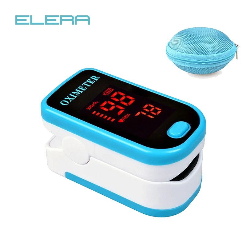 

ELERA Pulse Oximeter Oximetro de pulso de dedo LED Display oximeter finger oximetro de pulso Three Color Free Shipping
