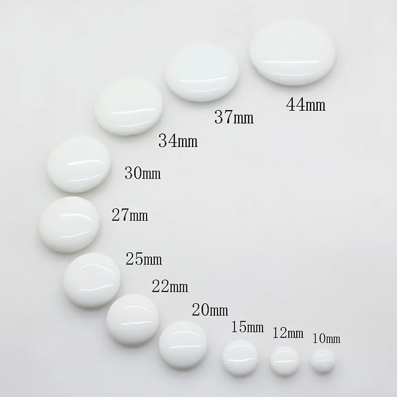 

10Pcs White/Black Round Plastic Snaps Buttons Sewing Tools Decorative Button Garment Accessories For Baby Clothes